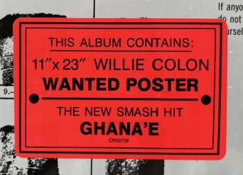 LP Willie Colón: Wanted By FBI / The Big Break - La Gran Fuga 551924