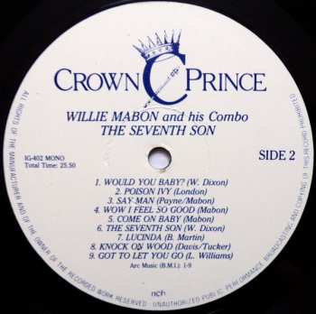 LP Willie Mabon And His Combo: The Seventh Son 607511