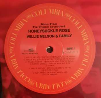 2LP Willie Nelson & Family: Honeysuckle Rose (Music From The Original Soundtrack) LTD | NUM | CLR 366295