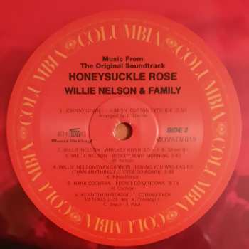 2LP Willie Nelson & Family: Honeysuckle Rose (Music From The Original Soundtrack) LTD | NUM | CLR 366295