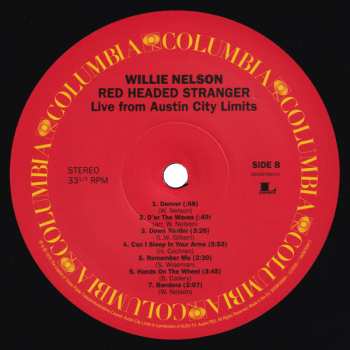 LP Willie Nelson: Red Headed Stranger Live From Austin City Limits LTD 404469