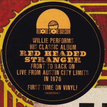 LP Willie Nelson: Red Headed Stranger Live From Austin City Limits LTD 404469