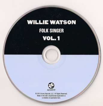 CD Willie Watson: Folk Singer Vol. 1 605121