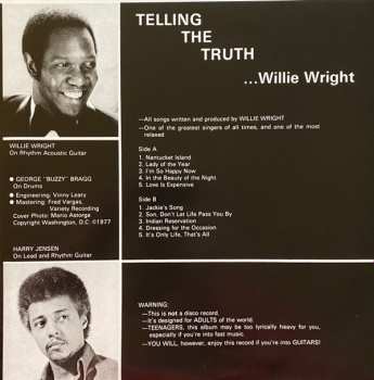 LP Willie Wright: Telling The Truth CLR | LTD 593548