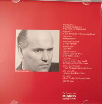 CD Willy Burkhard: Geistliche Musik 112584