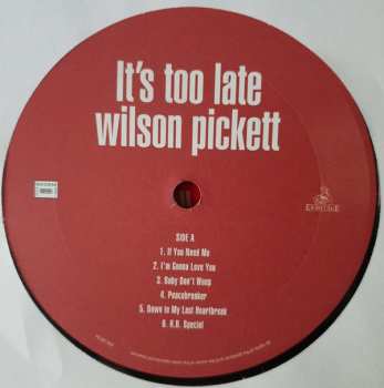 LP Wilson Pickett: It's Too Late 136147