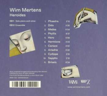 2CD Wim Mertens: Heroides DIGI 580379