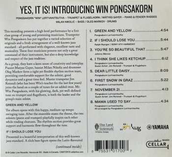 CD Pongsakorn Lertvanitsutha: Yes, It Is!: Introducing Win Pongsakorn 649726