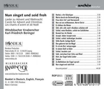 CD Windsbacher Knabenchor: Nun Singet Und Seid Froh - Lieder Zu Advent Und Weihnacht 475722