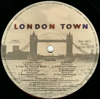 LP Wings: London Town 642861