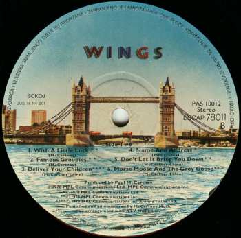 LP Wings: London Town 642861