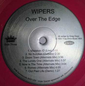 2LP Wipers: Over The Edge CLR | LTD 588264