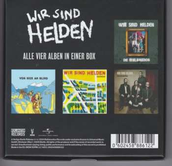 4CD Wir Sind Helden: Alle Vier Alben In Einer Box 566558