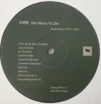 LP Wire: Not About To Die (Studio Demos 1977-1978) 452560