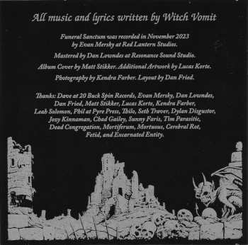 CD Witch Vomit: Funeral Sanctum 543701