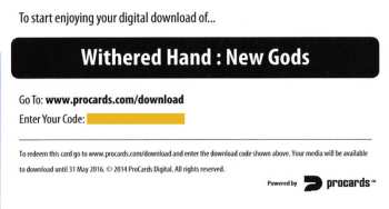 LP Withered Hand: New Gods LTD 545424