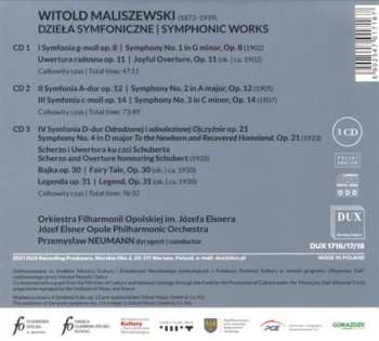 3CD Witold Maliszewski: Dziela Symfoniczne = Symphonic Works 560210