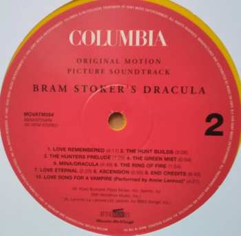 LP Wojciech Kilar: Bram Stoker's Dracula (Original Motion Picture Soundtrack) CLR | DLX | LTD | NUM 637020