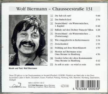 CD Wolf Biermann: Chausseestraße 131 556763