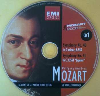 CD Wolfgang Amadeus Mozart: Symphony No. 40 In G Minor, K.550 / Symphony No. 41 In C, K.551 "Jupiter" - CD 1 565290