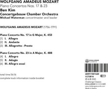 CD Wolfgang Amadeus Mozart: Piano Concertos Nos. 17 & 23 560534