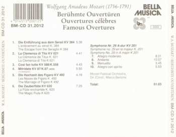 CD Wolfgang Amadeus Mozart: Berühmte Ouvertüren 659803