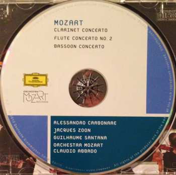 CD Wolfgang Amadeus Mozart: Clarinet Concerto / Flute Concerto No. 2 / Bassoon Concerto 99769