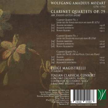 CD Wolfgang Amadeus Mozart: Clarinet Quartets Op. 79 572943