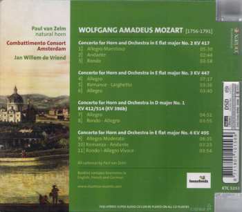 SACD Wolfgang Amadeus Mozart: Concertos For Horn And Orchestra 544867