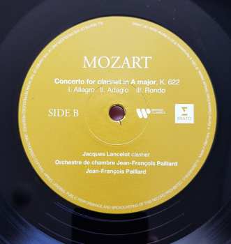 LP Wolfgang Amadeus Mozart: Concerto Pour Flute & Harpe En Do Majeur, K. 297c, Concerto Pour Clarinette En La Majeur, K. 622 648201