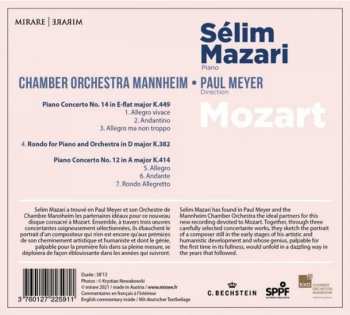 CD Wolfgang Amadeus Mozart: Concertos Pour Piano N°12 K.414, N°14 K.449 - Rondo Pour Piano Et Orchestre K. 382 552584