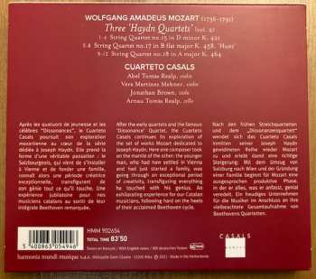 CD Wolfgang Amadeus Mozart: String Quartets Dedicated To Joseph Haydn K.421, 458 'Hunt' & 464 600001