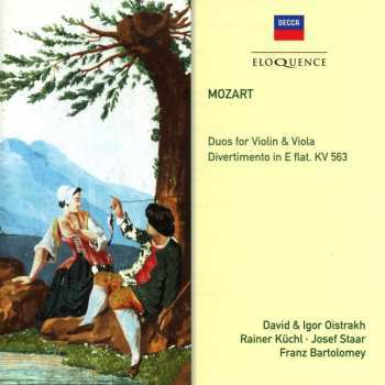 CD Wolfgang Amadeus Mozart: Duos For Violin & Viola • Divertimento In E Flat, KV 563 550178