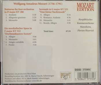 CD Wolfgang Amadeus Mozart: Eine Kleine Nachtmusik KV 525 / Ein Musikalischer Spass KV 522 / Notturno KV 286 657631