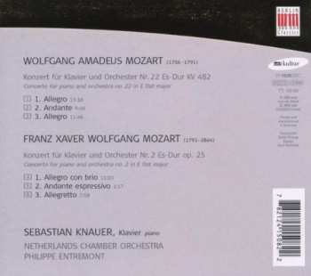 CD Wolfgang Amadeus Mozart: Wolfgang Amadeus Mozart & Franz Xaver Mozart 555229