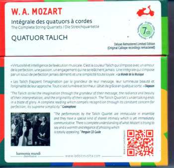 7CD Wolfgang Amadeus Mozart: Intégrale Des Quatuors à Cordes (The Complete String Quartet) DLX | LTD 492203