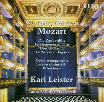 CD Wolfgang Amadeus Mozart: Opera Arrangements For Two Clarinets & Basset Horn 548799