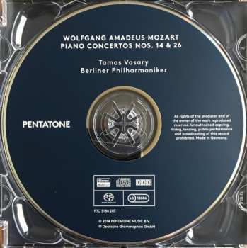 SACD Berliner Philharmoniker: Piano Concertos Nos. 14 & 26 416772