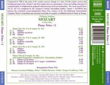 CD Wolfgang Amadeus Mozart: Late Piano Trios (K. 542, K. 548 And K. 564) 283413