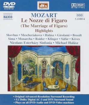 DVD Wolfgang Amadeus Mozart: Mozart - Le Nozze Di Figaro (The Marriage Of Figaro) Highlights 463756