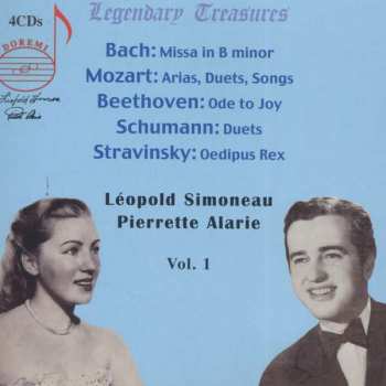 Album Wolfgang Amadeus Mozart: Leopold Simoneau & Pierrette Alarie - Legendary Treasures 1