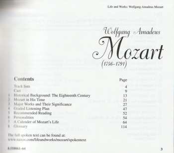 4CD/Box Set Wolfgang Amadeus Mozart: Life And Works - Wolfgang Amadeus Mozart 586694