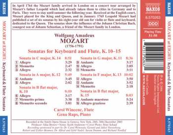 CD Wolfgang Amadeus Mozart: Mozart At Eight:  Keyboard & Flute Sonatas 259157