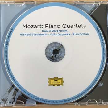 CD Wolfgang Amadeus Mozart: Piano Quartets 27919