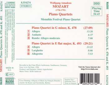 CD Wolfgang Amadeus Mozart: Piano Quartets K. 478 And K. 493 552274