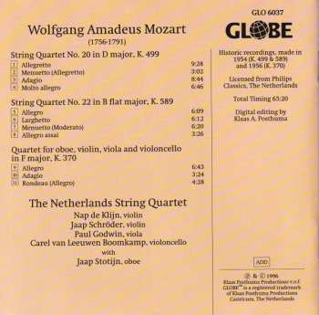 CD Wolfgang Amadeus Mozart: Quartets & Oboe Quartet 326913