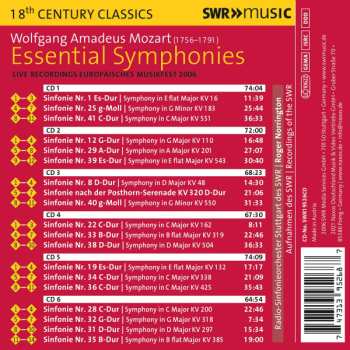 6CD Wolfgang Amadeus Mozart: Essential Symphonies 566159