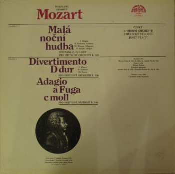 LP Wolfgang Amadeus Mozart: Malá Noční Hudba / Divertimento D Dur / Adagio A Fuga C Moll 280181