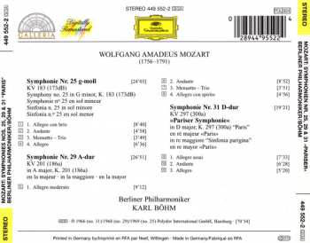 CD Berliner Philharmoniker: Symphonien Nos. 25, 29 & 31 »Pariser« 109179