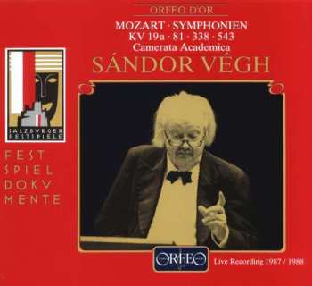 CD Wolfgang Amadeus Mozart: Symphonien KV 19a • 81 • 338 • 543 417529